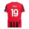 Officiële Voetbalshirt + Korte Broek AC Milan Theo 19 Thuis 2024-25 - Kids